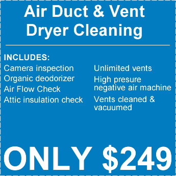 Air Duct & Dryer Vent Cleaning Special