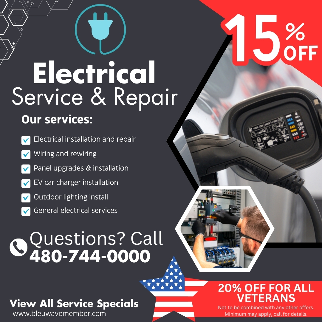 Electric Service & Repair - 15% Off
