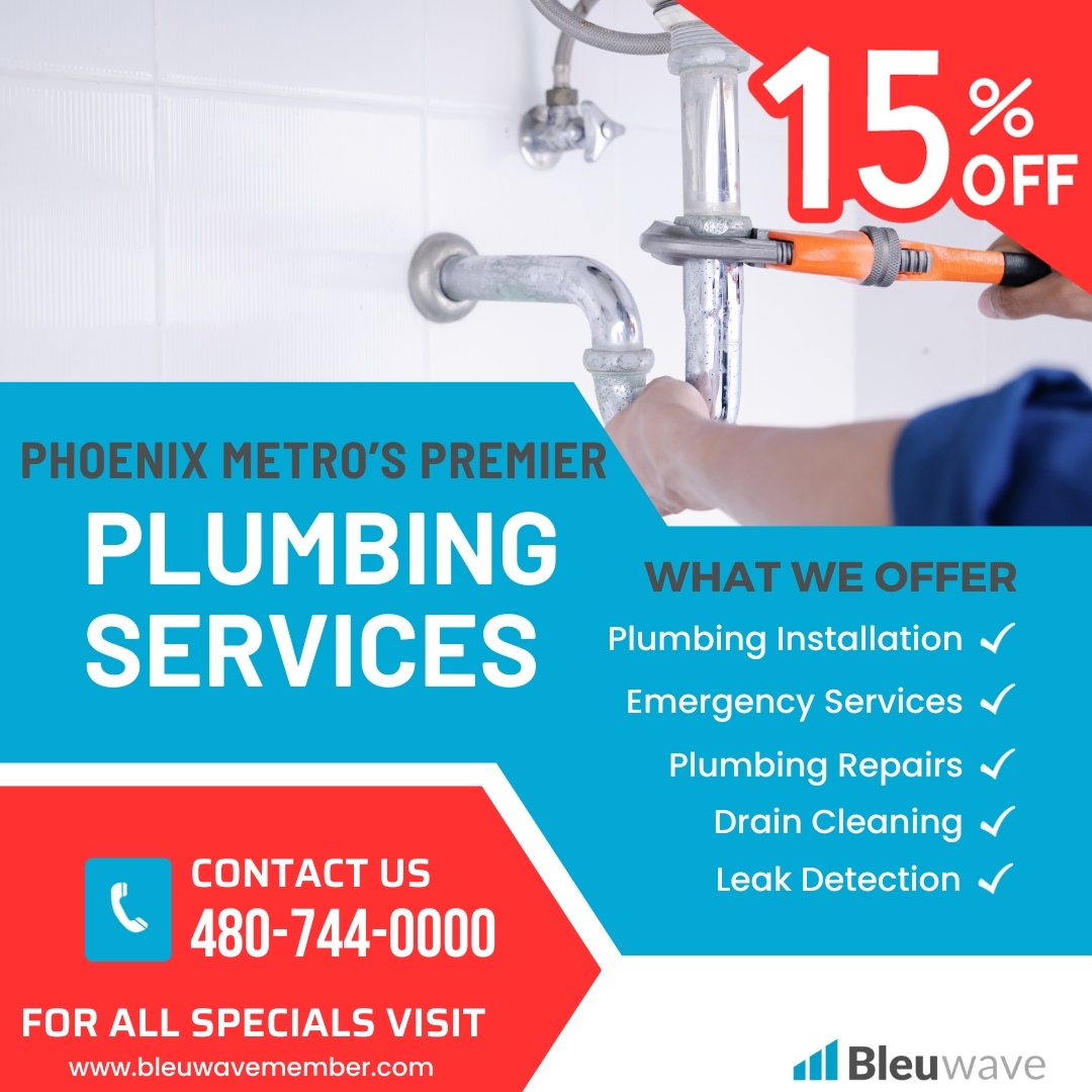 15% Off Plumbing Services